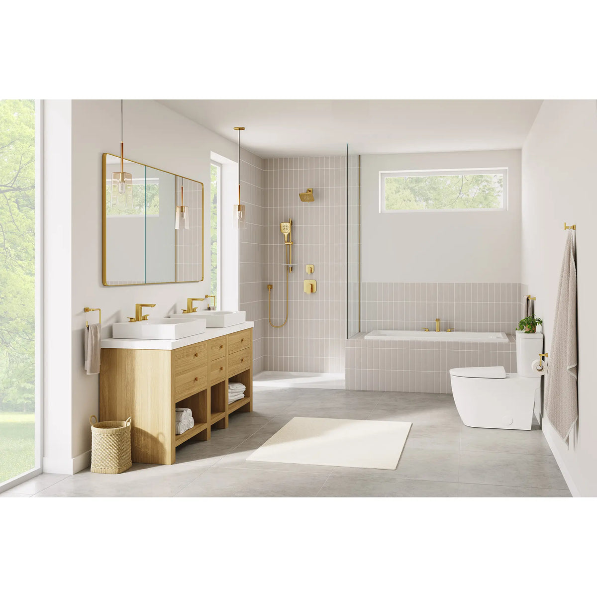 RotaFlex Boyau de douche métallique de 59 po // AUBE FRAÎCHE BROSSÉ // 253085_Cubeo_EnvironmentFull_101922GN0_101923GN0_101928GN0_101929GN0_26552GN0_26602GN0_26633GN0_26797GN0_0001_OCTOBER2024_1_CDNwebp_8798e1e5-55be-430d-8dc4-8c3ea6d1c448.webp