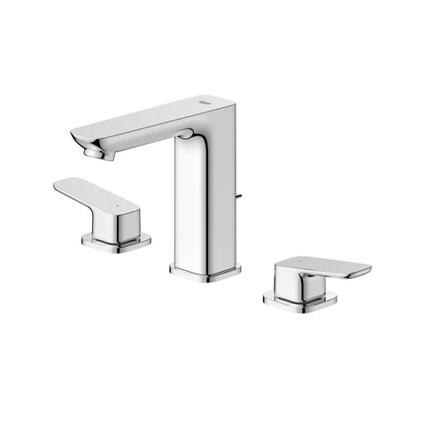 Robinet de salle de bain à 2 manettes à entraxe de 20,32 cm Cubeo, 4,5 l/min (1,2 gal/min) - Chrome StarLight GROHE
