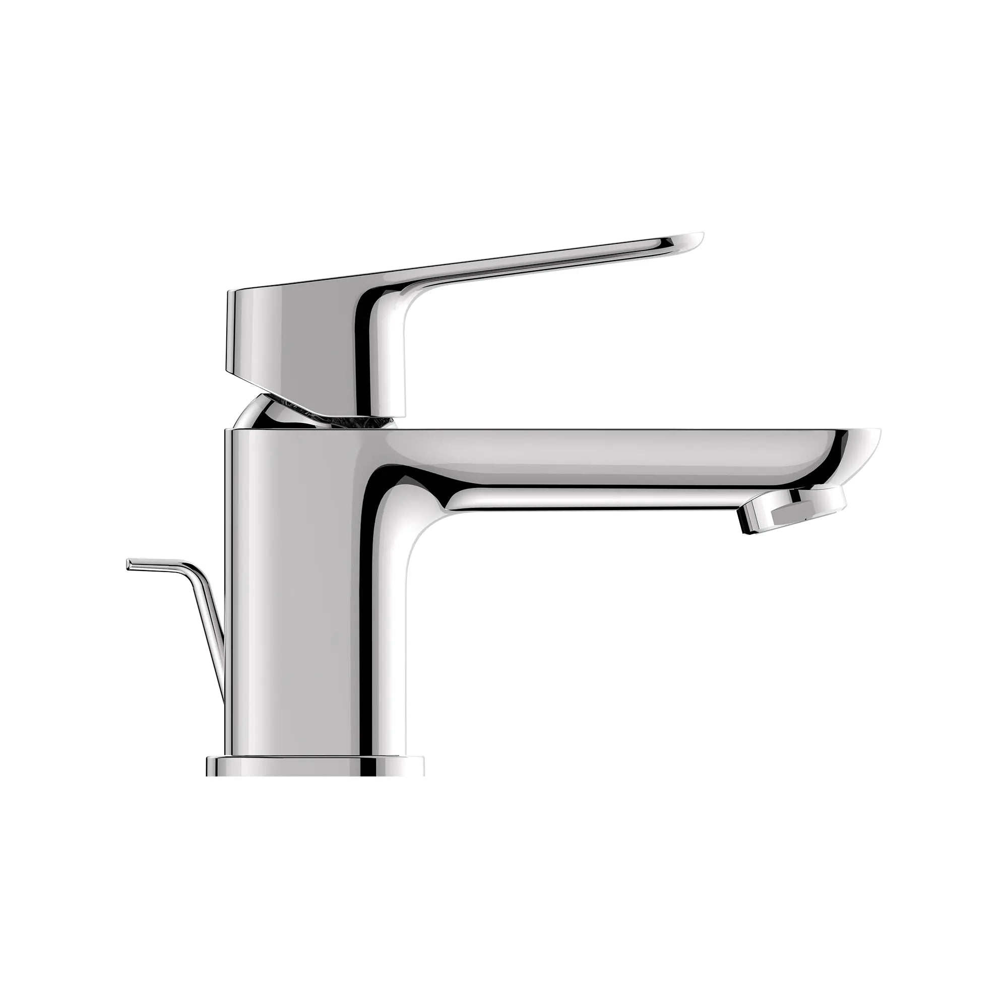 Robinet de salle de bain à orifice et manette uniques Cubeo, taille TP, 4,5 l/min (1,2 gal/min) // CHROME STARLIGHT GROHE // 260461_Cubeo_SiloSide_1018970000_0001_AUGUST2024_0_CDNwebp.webp