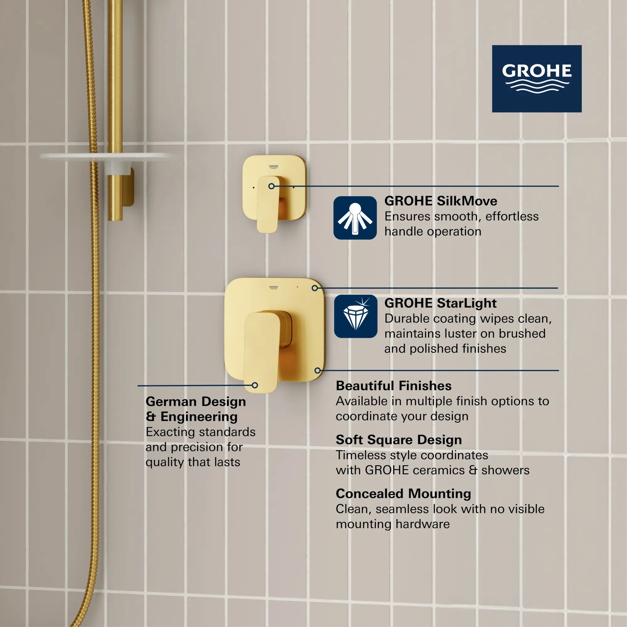 Garniture d’inverseur Cubeo à 2 voies // CHROME STARLIGHT GROHE // 260612_GROHE_CUBEO_Softsquare_101929000_0002_MAR2025_0_CDNwebp.webp