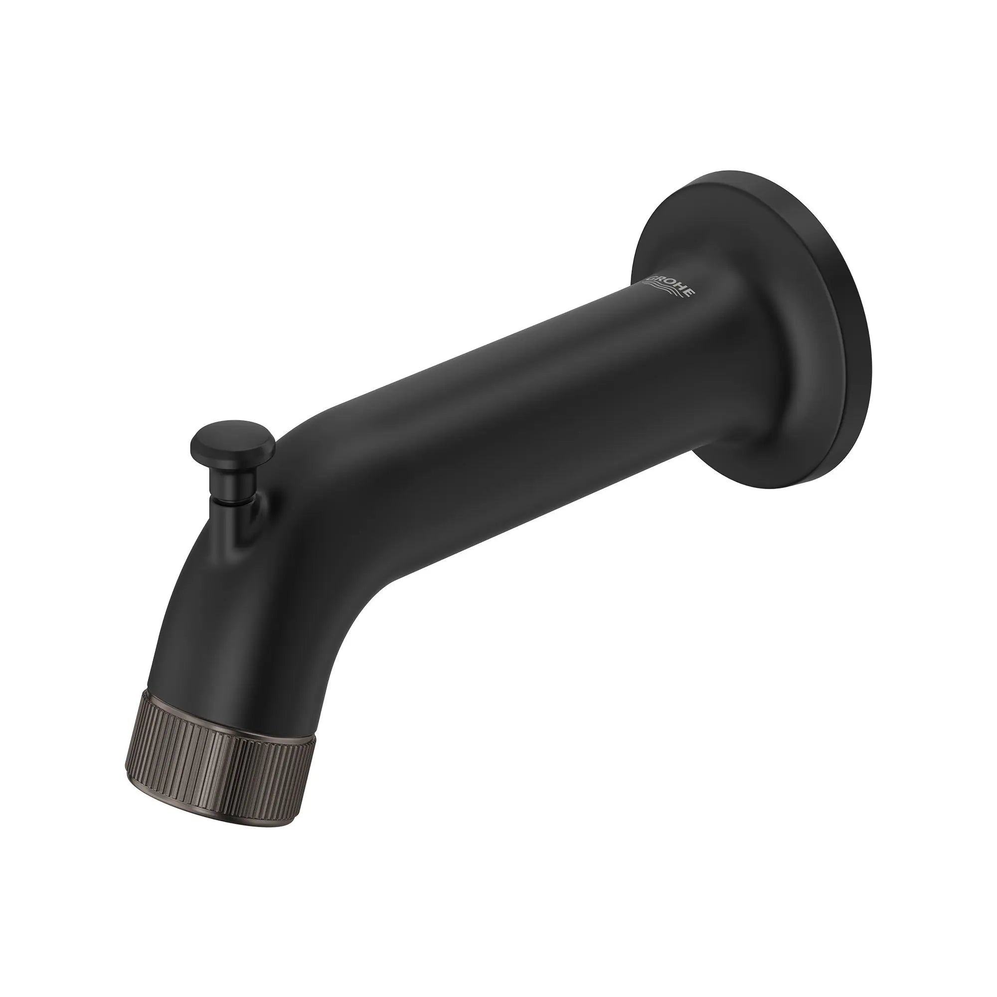 Bec de baignoire Listra avec inverseur // NOIR MAT // 260871_Listra_SiloLeft_1062062430_0001_SEPTEMBER2024_0_CDNwebp.webp
