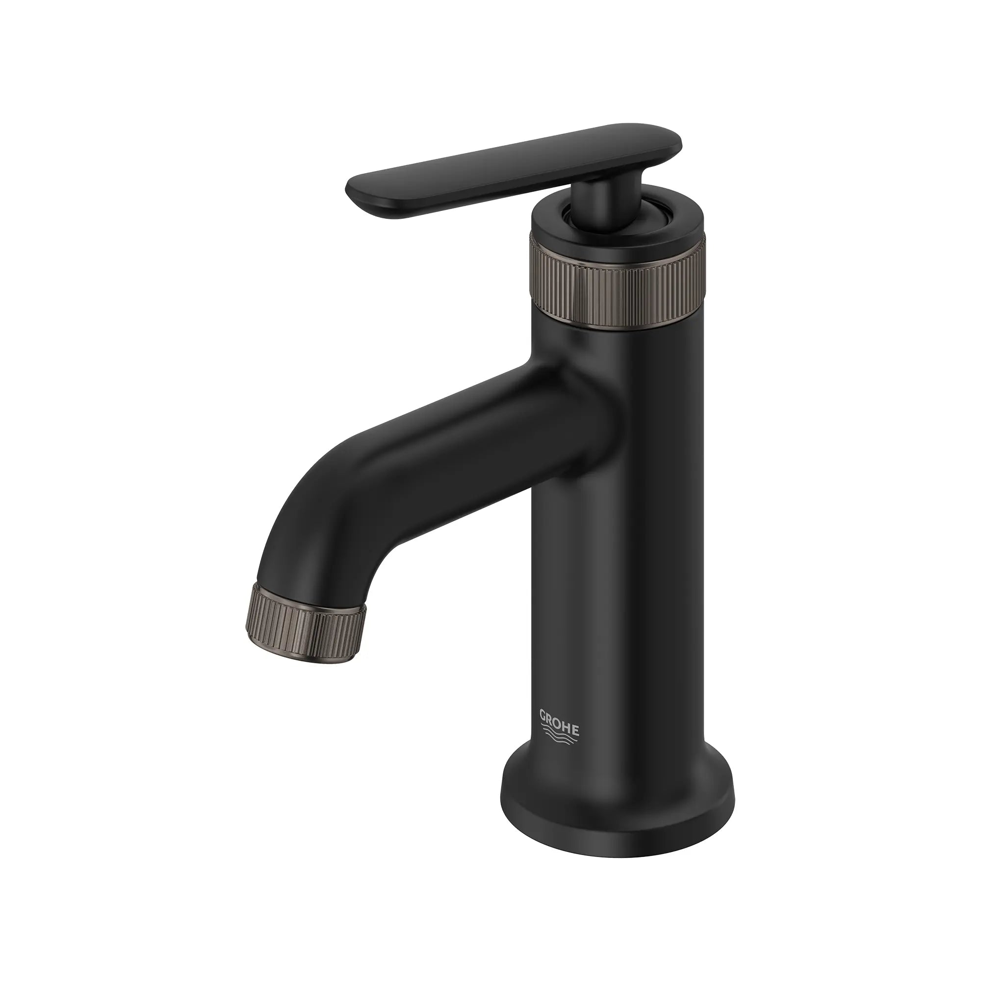 Robinet de salle de bain Listra à orifice et manette uniques, taille P, 4,5 l/min (1,2 gal/min) // NOIR MAT // 260873_Listra_SiloLeft_1062152430_0001_SEPTEMBER2024_0_CDNwebp.webp