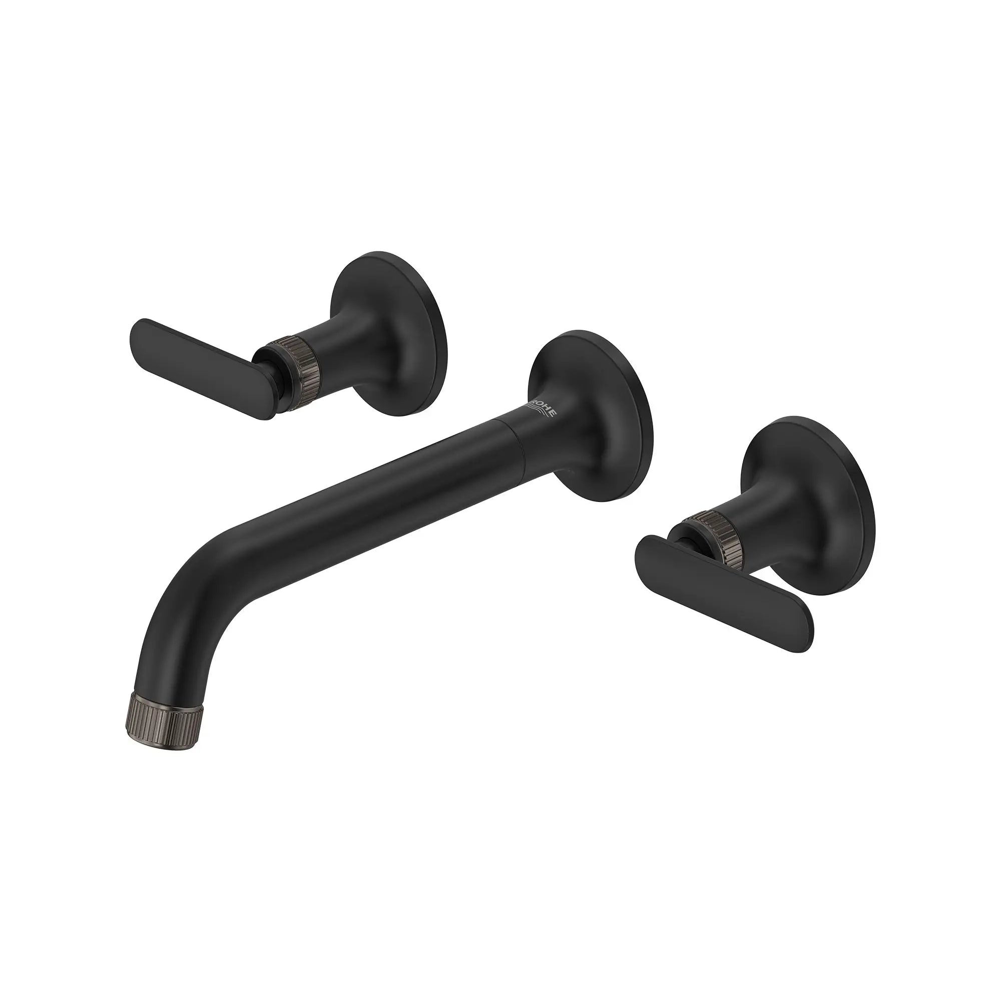 Robinet de salle de bains à large entraxe Listra monté au mur, 4,5 l/min (1,2 gal/min) // MATTE BLACK // 260874_Listra_SiloLeft_1062162430_1062572340_0001_SEPTEMBER2024_0_CDNwebp.webp