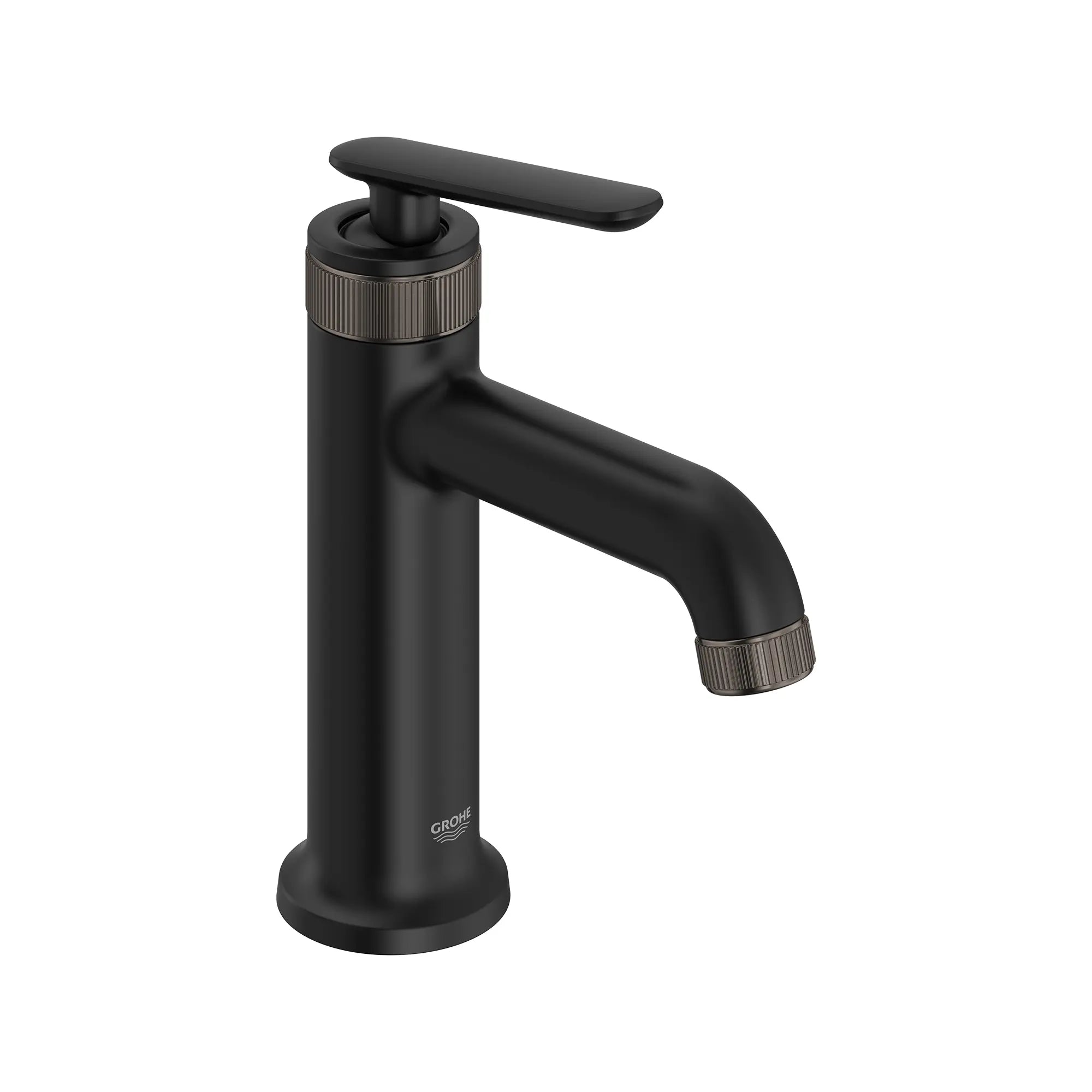 Robinet de salle de bain Listra à orifice et manette uniques, taille M, 4,5 l/min (1,2 gal/min) // NOIR MAT // 260902_Listra_SiloRight_1062222430_0001_SEPTEMBER2024_0_CDNwebp.webp