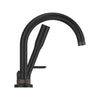 [1062372430] Listra 4-Hole Single-Handle Deck Mount Roman Tub Faucet with 1.75 gpm (6.6L/min) Hand Shower - Brushed Cool Sunrise