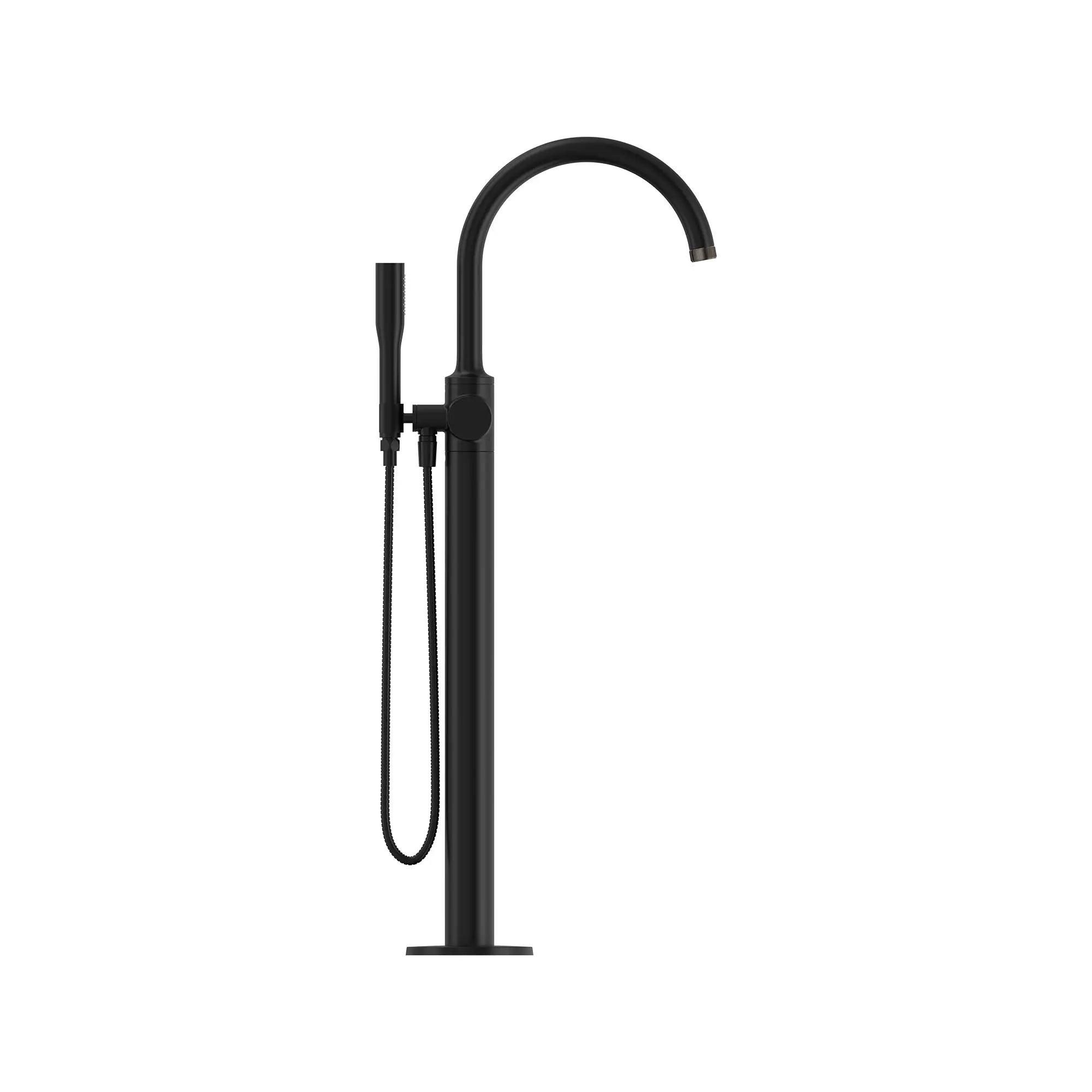 Robinet de baignoire autoportant Listra à une seule manette avec douche à main de 6,6 l/min (1,75 gal/min) // NOIR MAT // 260936_Listra_SiloSide_1062562430_0001_SEPTEMBER2024_0_CDNwebp.webp