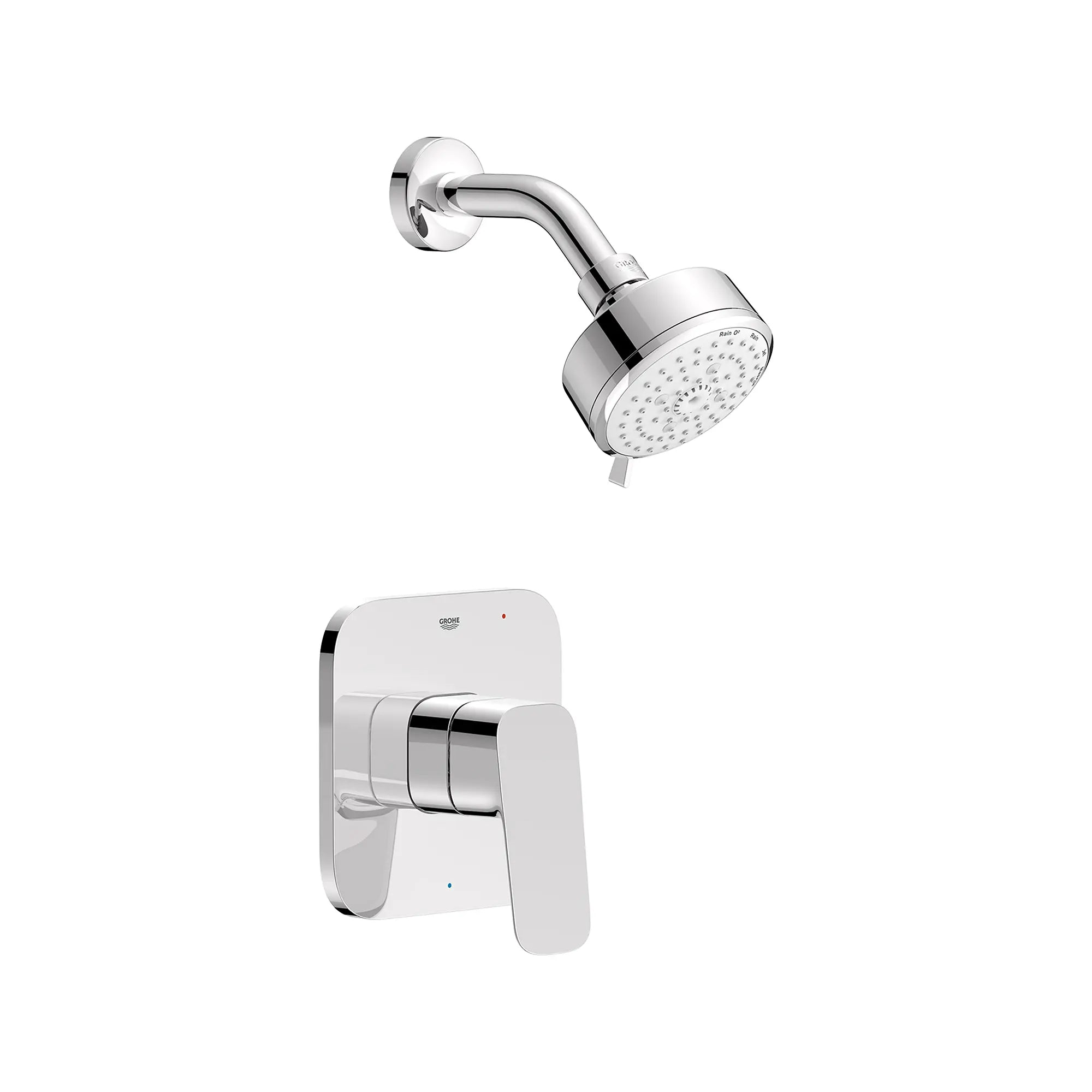 Cubeo Pressure Balance Valve Shower Trim Kit // GROHE STARLIGHT CHROME // 262174_G3SoftSquare_SiloRight_1053770000_0001_AUGUST2024_0_CDNwebp_0e8023b5-17bd-4add-9abf-3a261a2ea64e.webp