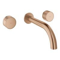 [105364DL00] Atrio Private Collection 2-Handle Wall Mount Faucet, Knob Handles, 1.2 GPM (4.5L.min) - Brushed Warm Sunset