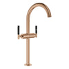 [21161DL0] Atrio Single Hole Two-Handle Vessel Sink Faucet without Handles, 1.2 GPM (4.5 L/min) - Brushed Cool Sunrise