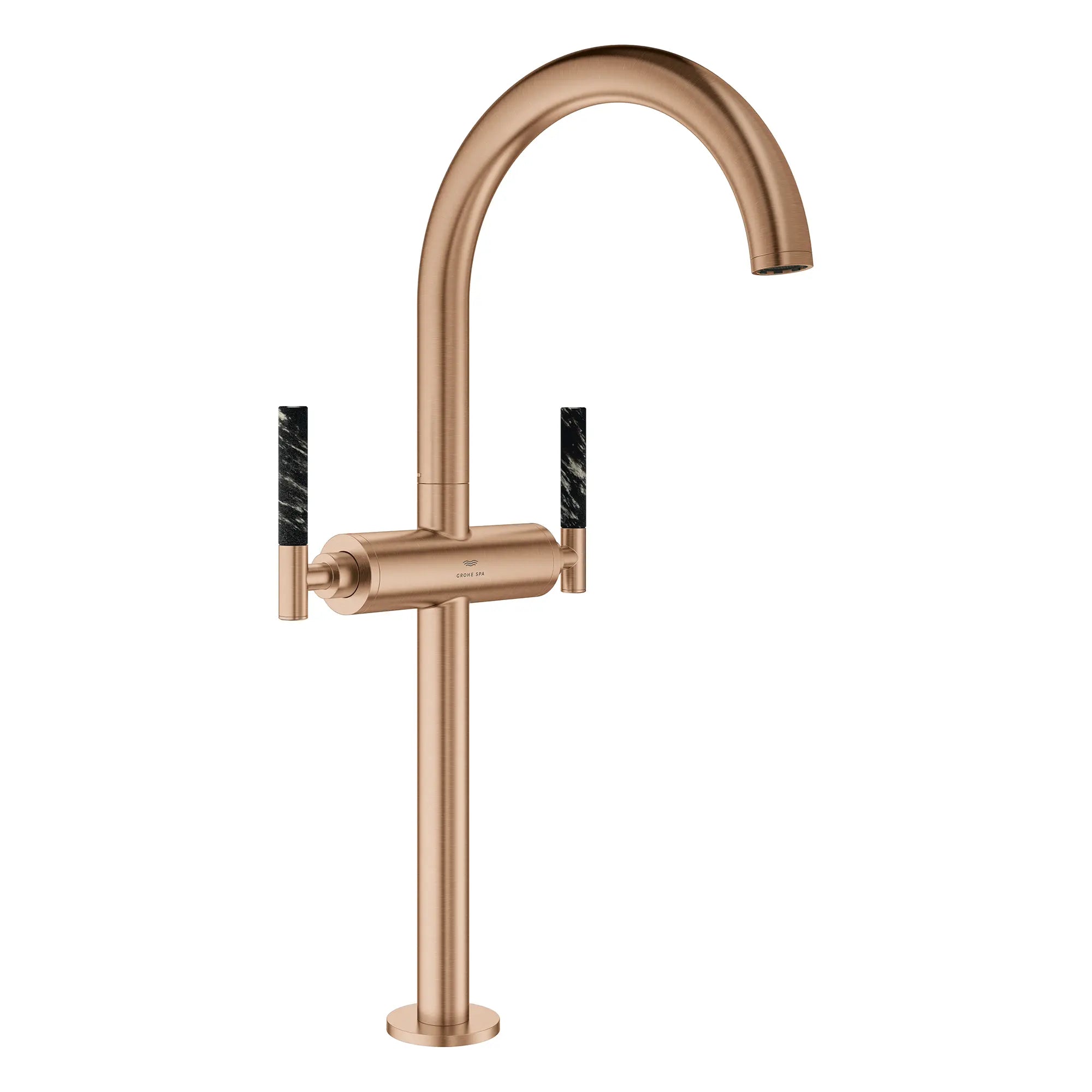 Robinet monotrou pour vasque, à deux poignée, à montage sur plan 4,5 L/min (1,2 gpm) // BRUSHED WARM SUNSET // 266568_Atrio_PC_SiloRight_21161DL00_48459DL0_0001_July2025_0_CDNwebp.webp