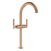 [21161DL0] Atrio Single Hole Two-Handle Vessel Sink Faucet without Handles, 1.2 GPM (4.5 L/min) - Brushed Cool Sunrise