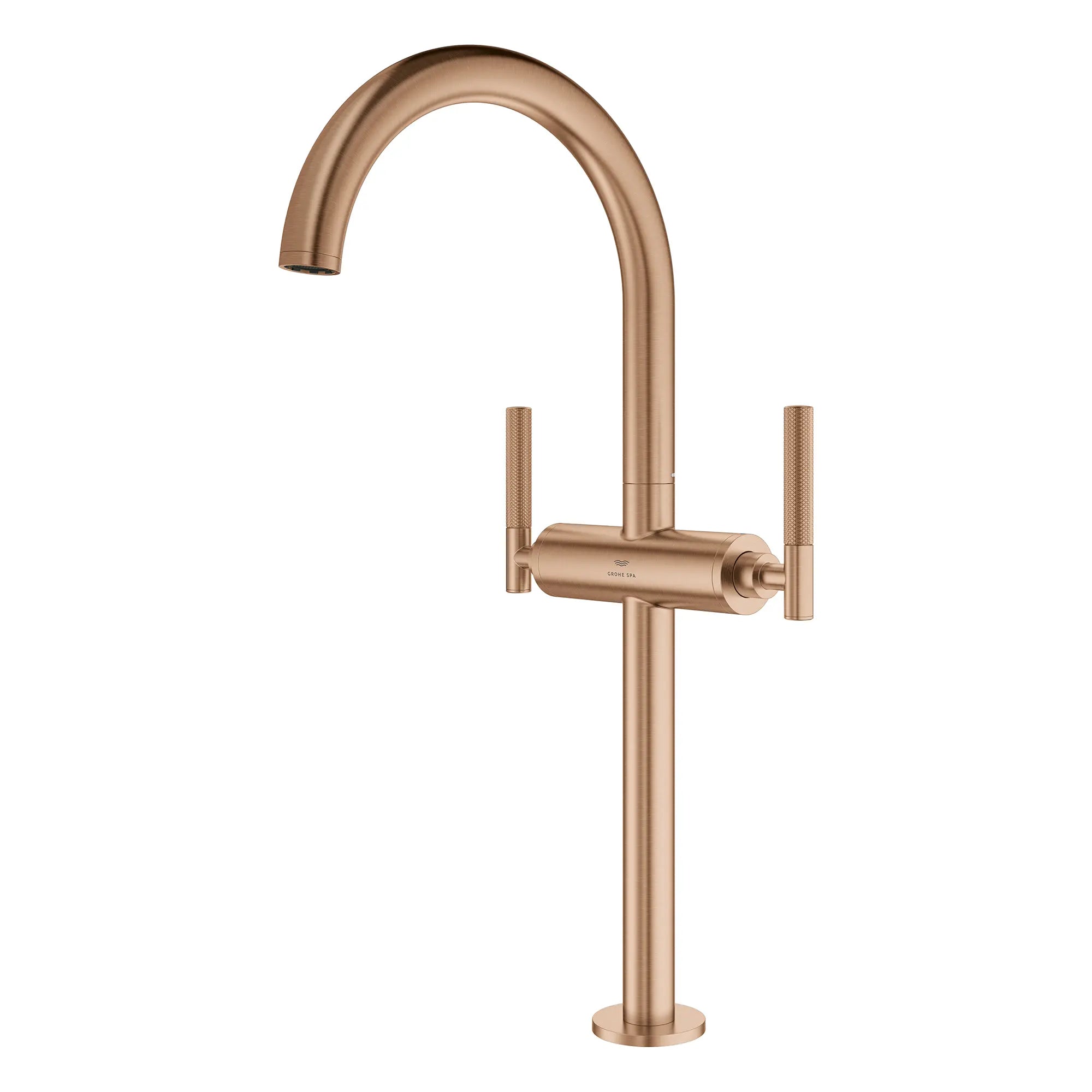 Robinet monotrou pour vasque, à deux poignée, à montage sur plan 4,5 L/min (1,2 gpm) // BRUSHED WARM SUNSET // 266575_Atrio_PC_SiloLeft_21161DL00_48646DL0_0001_July2025_0_CDNwebp.webp