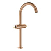[21161DL0] Atrio Single Hole Two-Handle Vessel Sink Faucet without Handles, 1.2 GPM (4.5 L/min) - Brushed Cool Sunrise
