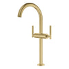 [21161GN0] Atrio Single Hole Two-Handle Vessel Sink Faucet without Handles, 1.2 GPM (4.5 L/min) - Brushed Cool Sunrise