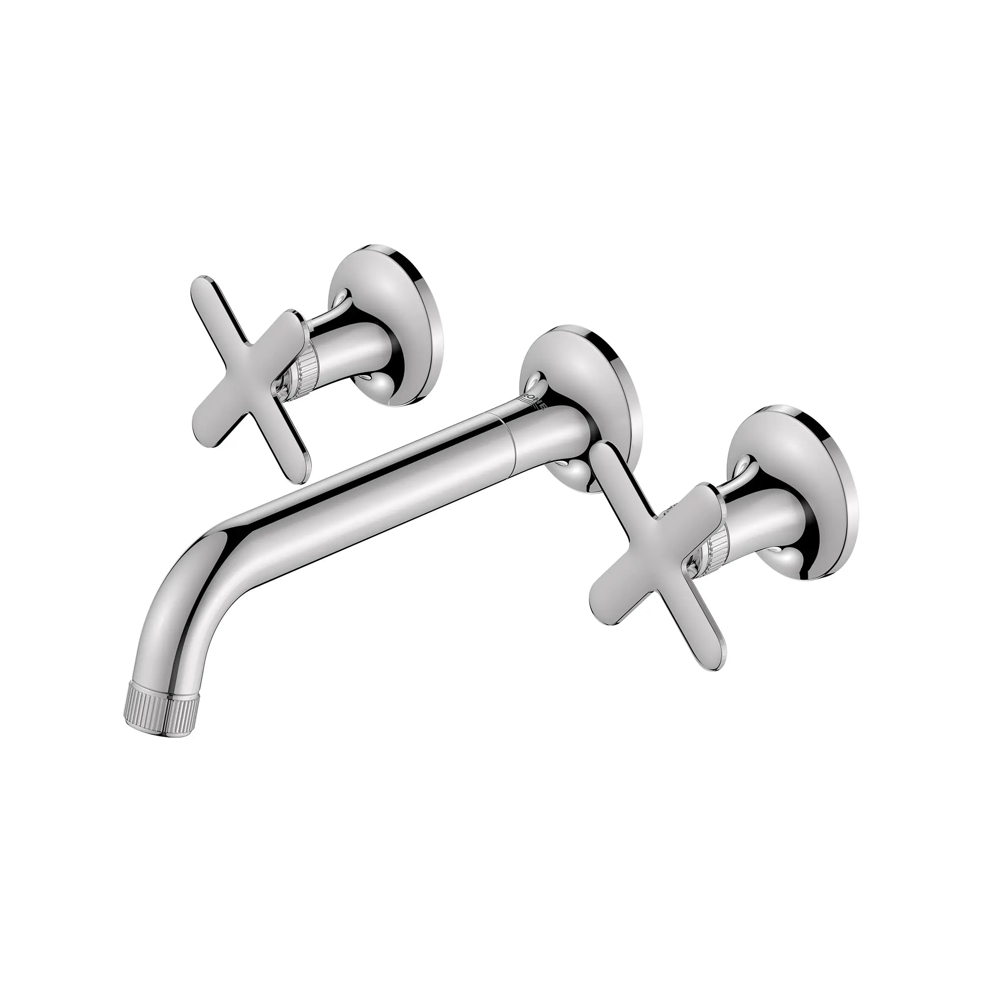 Robinet de salle de bains à large entraxe Listra monté au mur, 4,5 l/min (1,2 gal/min) // CHROME STARLIGHT GROHE // 268309_Listra_SiloLeft_1062160000_1062380000_0001_SEPTEMBER2024_0_CDNwebp.webp