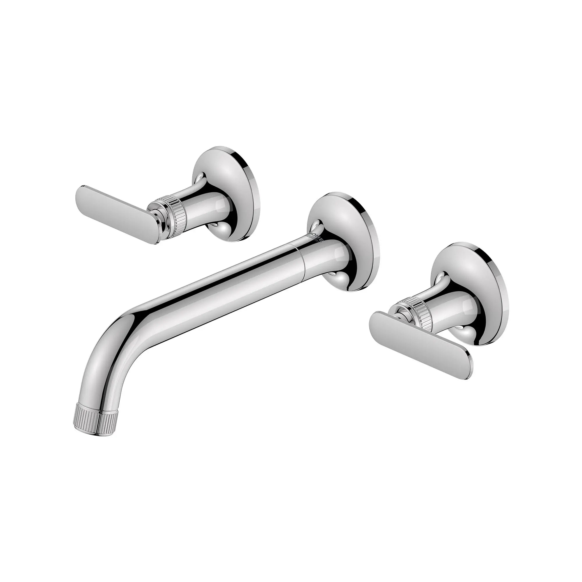 Robinet de salle de bains à large entraxe Listra monté au mur, 4,5 l/min (1,2 gal/min) // CHROME STARLIGHT GROHE // 268312_Listra_SiloLeft_1062160000_1062570000_0001_SEPTEMBER2024_0_CDNwebp.webp
