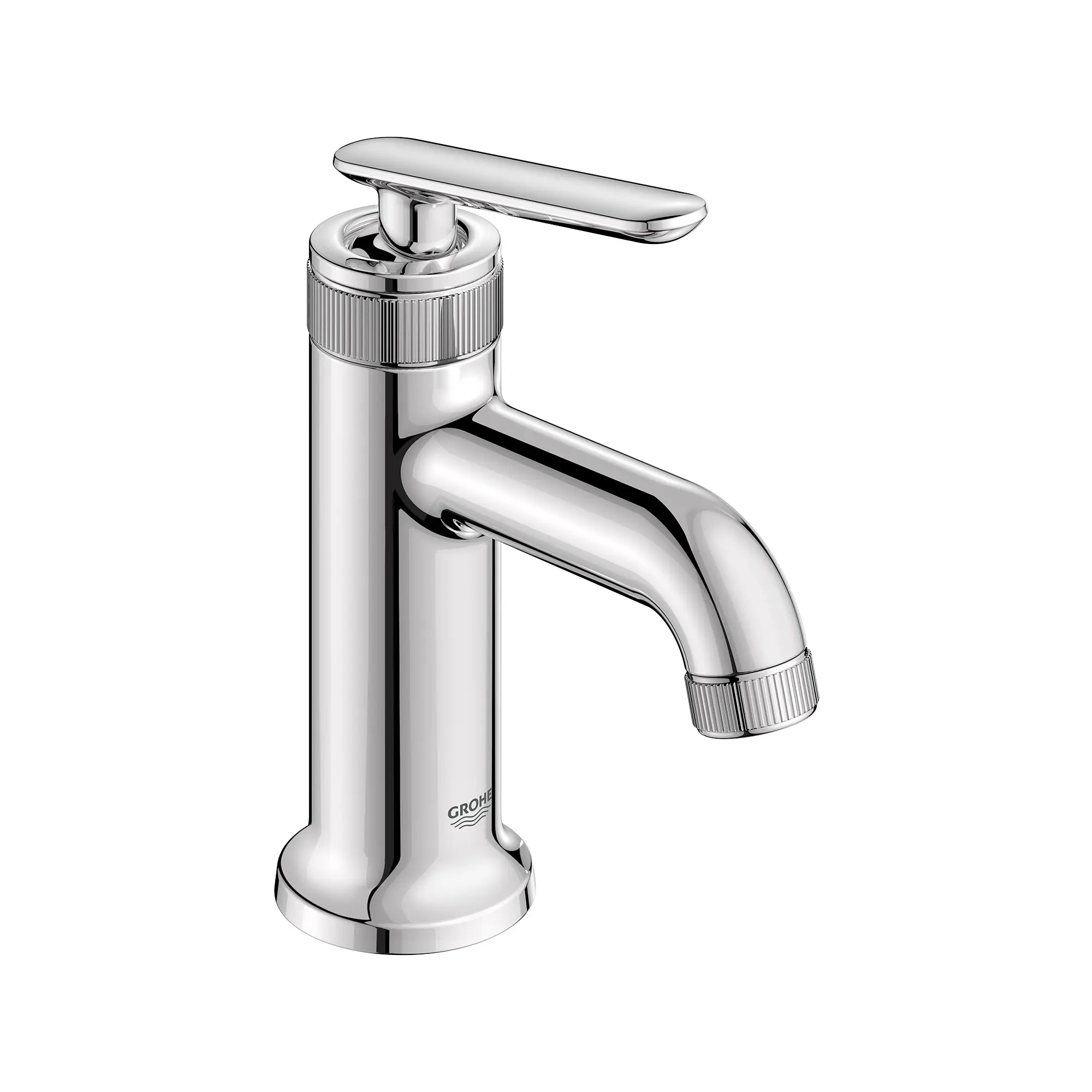 Robinet de salle de bain Listra à orifice et manette uniques, taille P, 4,5 l/min (1,2 gal/min) // CHROME STARLIGHT GROHE // 268334_Listra_SiloRight_1062150000_0001_SEPTEMBER2024_0_CDNwebp.webp