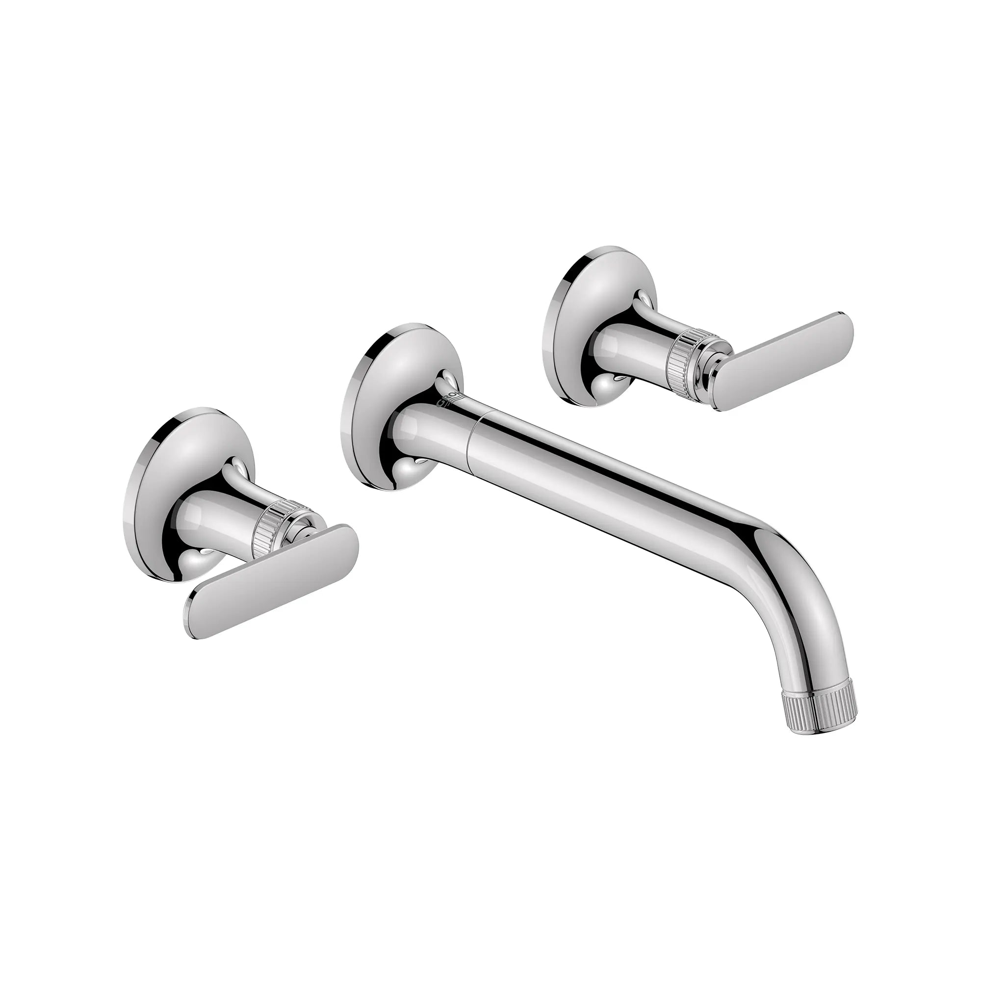 Robinet de salle de bains à large entraxe Listra monté au mur, 4,5 l/min (1,2 gal/min) // CHROME STARLIGHT GROHE // 268336_Listra_SiloRight_1062160000_1062570000_0001_SEPTEMBER2024_0_CDNwebp.webp