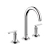 [1062210000] Listra Deck Mount Widespread Bathroom Faucet, 1.2gpm (4.5L/min) - Matte Black