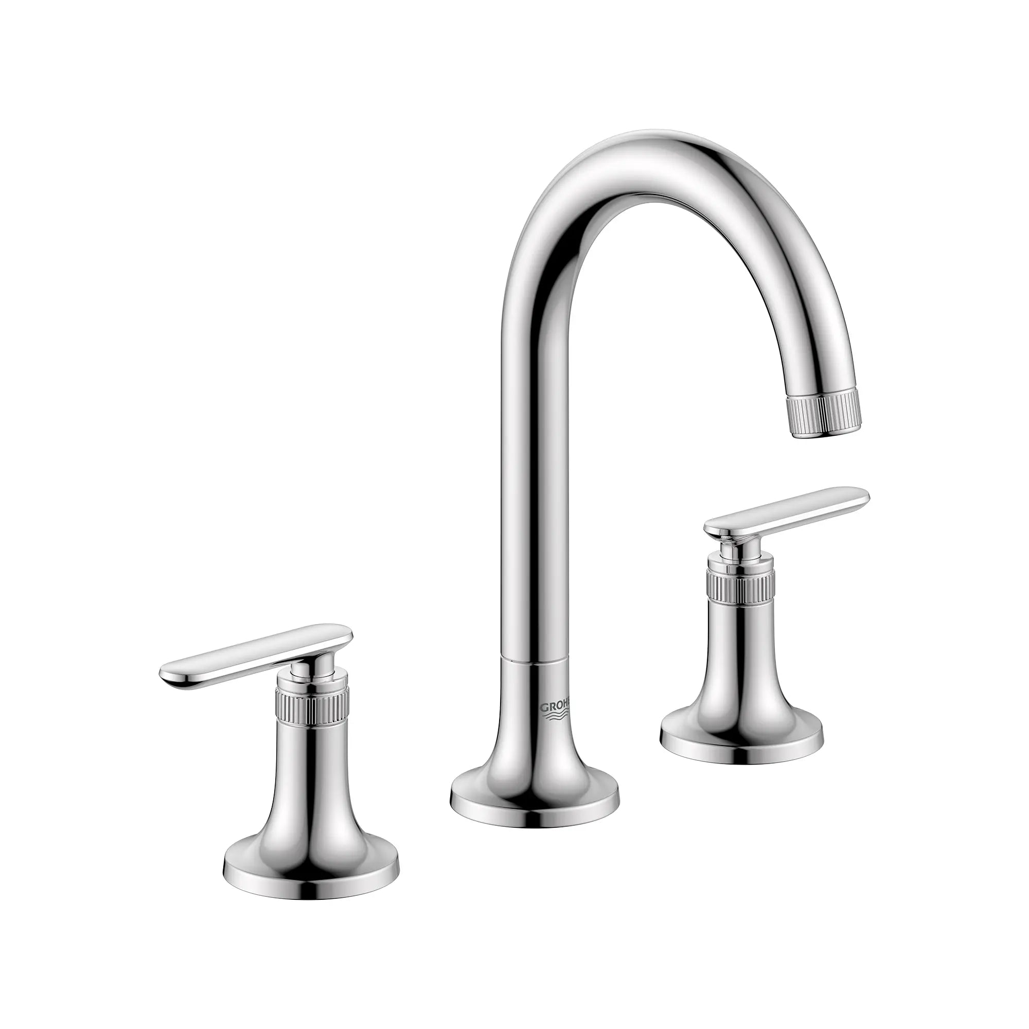 Robinet de salle de bains à large entraxe Listra monté sur plan, 4,5 l/min (1,2 gal/min) // CHROME STARLIGHT GROHE // 268340_Listra_SiloRight_1062210000_1062570000_0001_SEPTEMBER2024_0_CDNwebp.webp