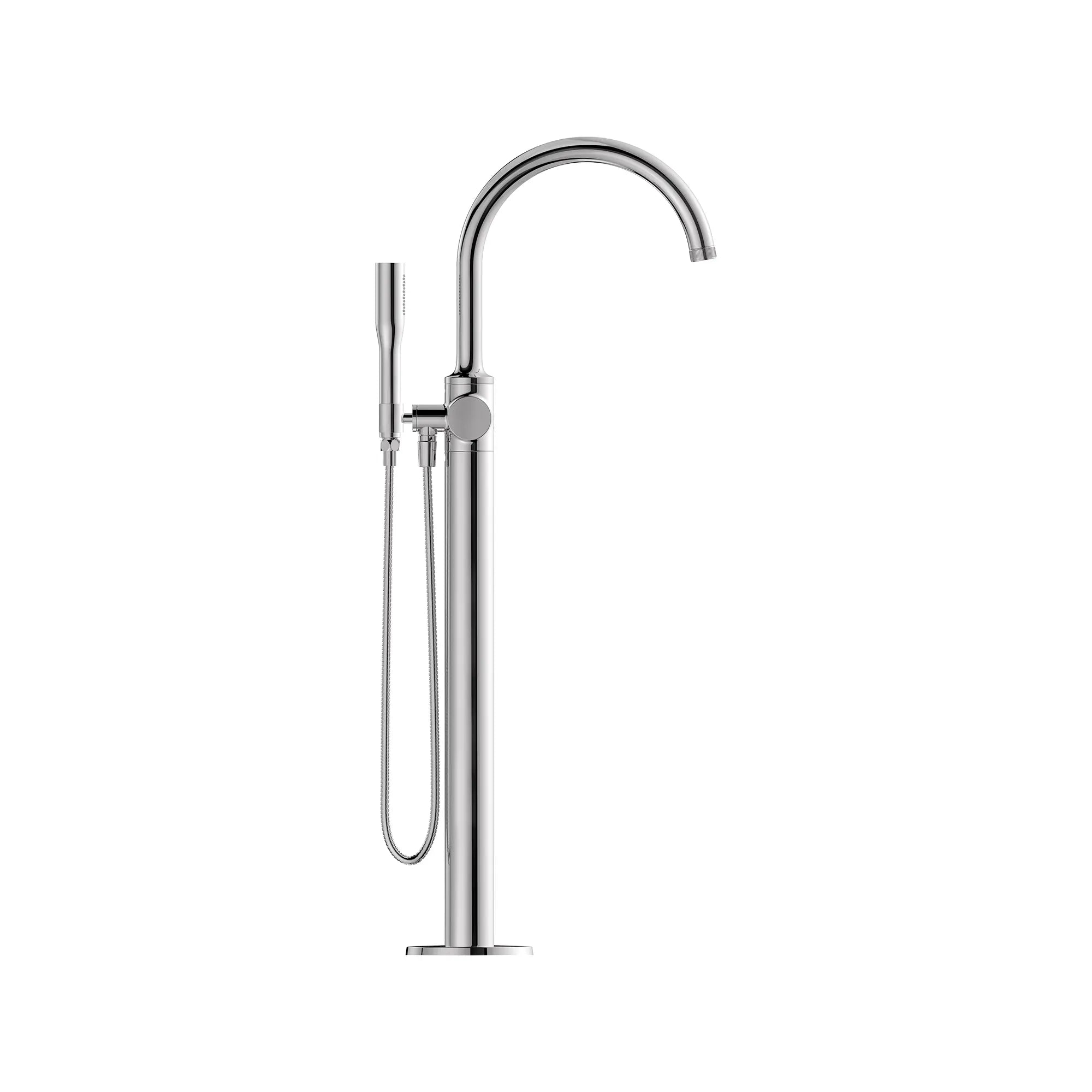 Robinet de baignoire autoportant Listra à une seule manette avec douche à main de 6,6 l/min (1,75 gal/min) // CHROME STARLIGHT GROHE // 268375_Listra_SiloSide_1062560000_0001_SEPTEMBER2024_0_CDNwebp.webp
