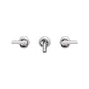 [1062160000] Listra Wall Mount Widespread Bathroom Faucet, 1.2gpm (4.5L/min) - Brushed Cool Sunrise