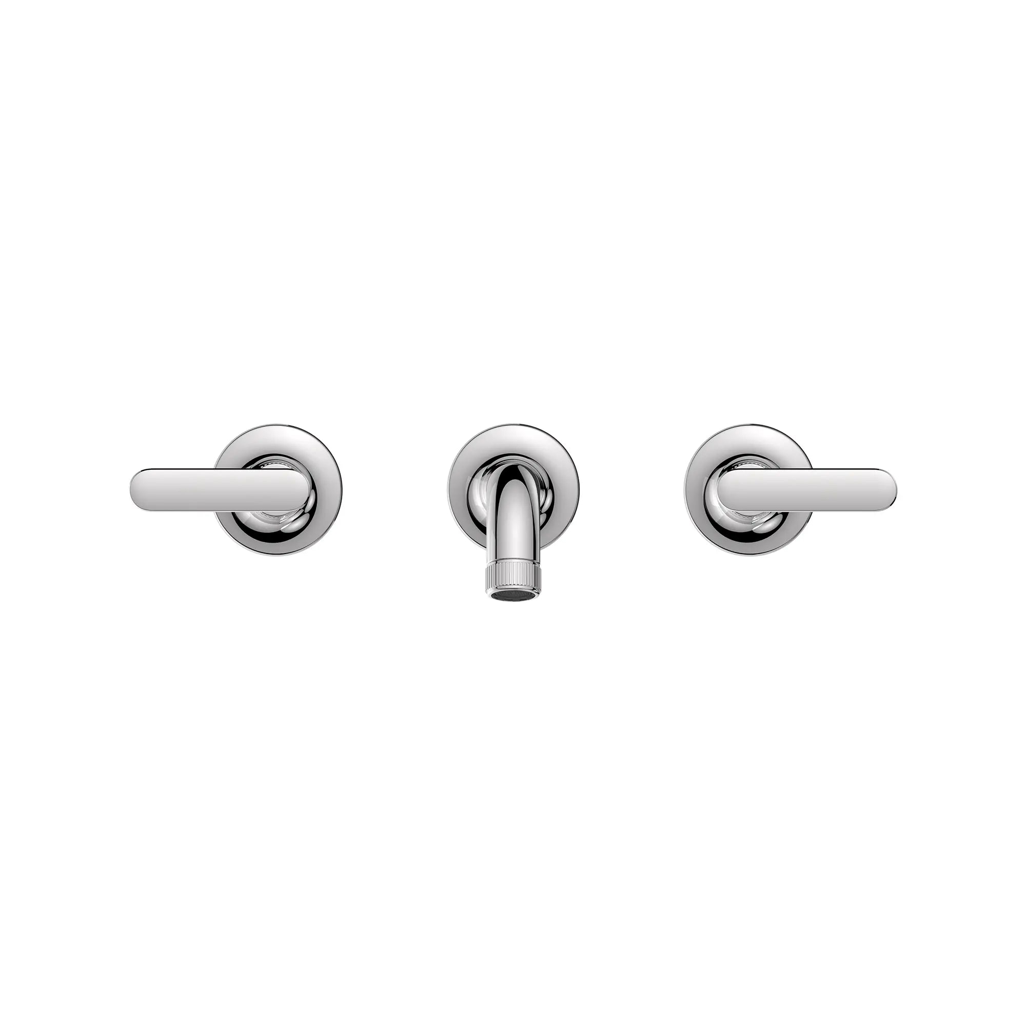 Robinet de salle de bains à large entraxe Listra monté au mur, 4,5 l/min (1,2 gal/min) // CHROME STARLIGHT GROHE // 268384_Listra_SiloStraight_1062160000_1062570000_0001_SEPTEMBER2024_0_CDNwebp.webp
