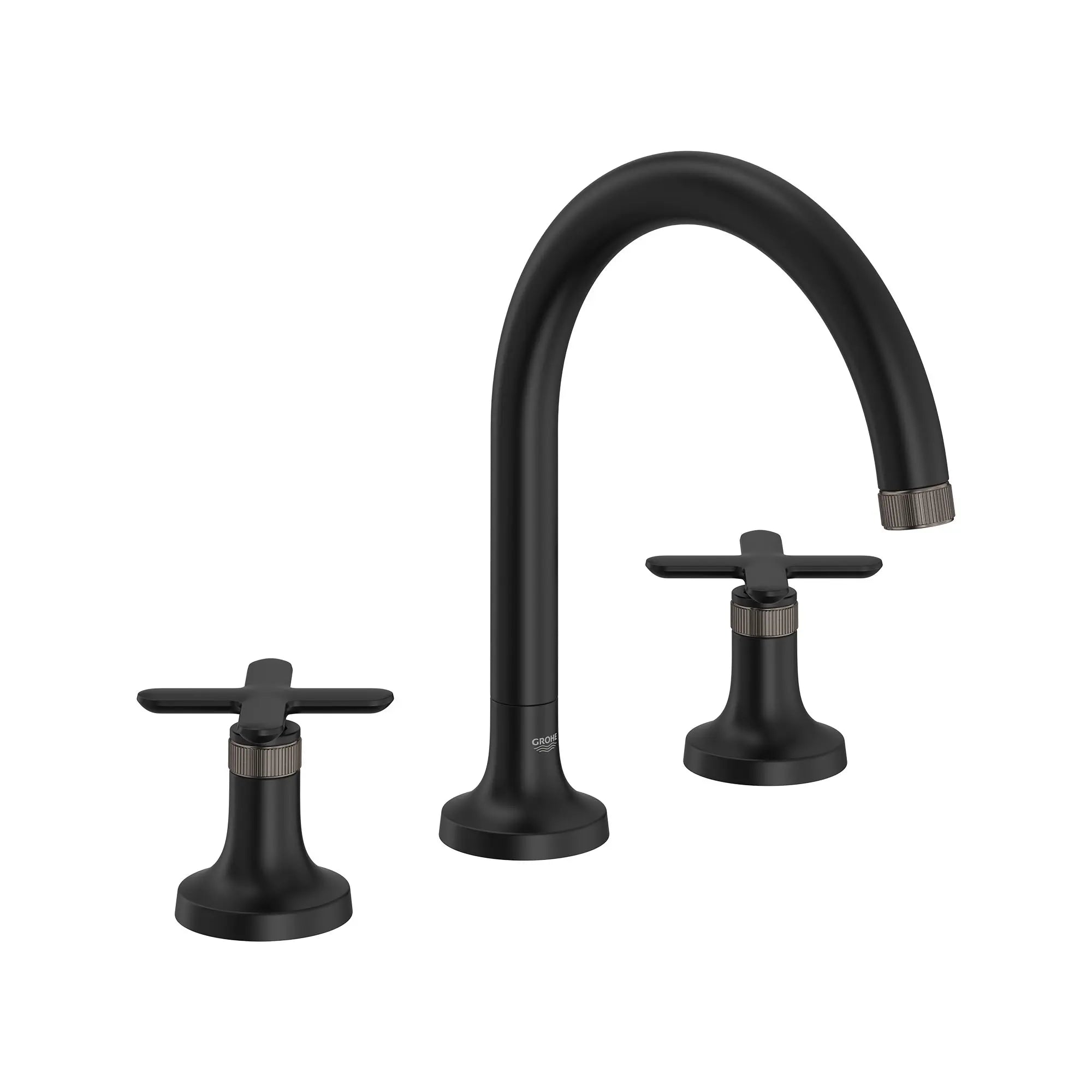 Robinet de remplissage de baignoire romaine Listra à 3 trous monté sur plan // NOIR MAT // 268446_Listra_SiloRight_1062542430_1062612430_0001_SEPTEMBER2024_0_CDNwebp.webp
