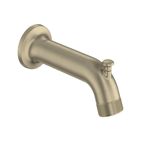 Bec de baignoire Listra avec inverseur - Nickel brossé InfinityFinish