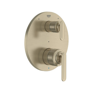 [106235EN00] Listra 2-Handle Pressure Balance Valve Trim with 3-Way Diverter with Cartridge - GROHE StarLight Chrome