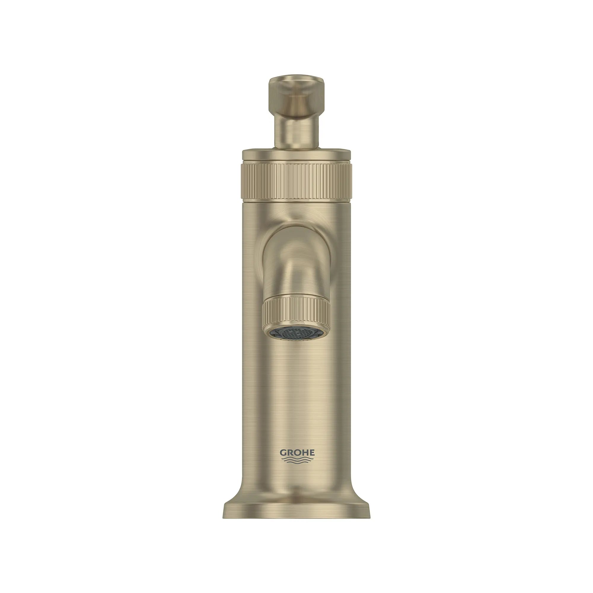 Robinet de salle de bain Listra à orifice et manette uniques, taille P, 4,5 l/min (1,2 gal/min) // NICKEL BROSSÉ INFINITYFINISH // 268575_Listra_SiloStraight_106215EN00_0001_SEPTEMBER2024_0_CDNwebp.webp