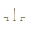 [106261EN00] Listra 3-Hole Deck Mount Roman Tub Filler - Brushed Cool Sunrise