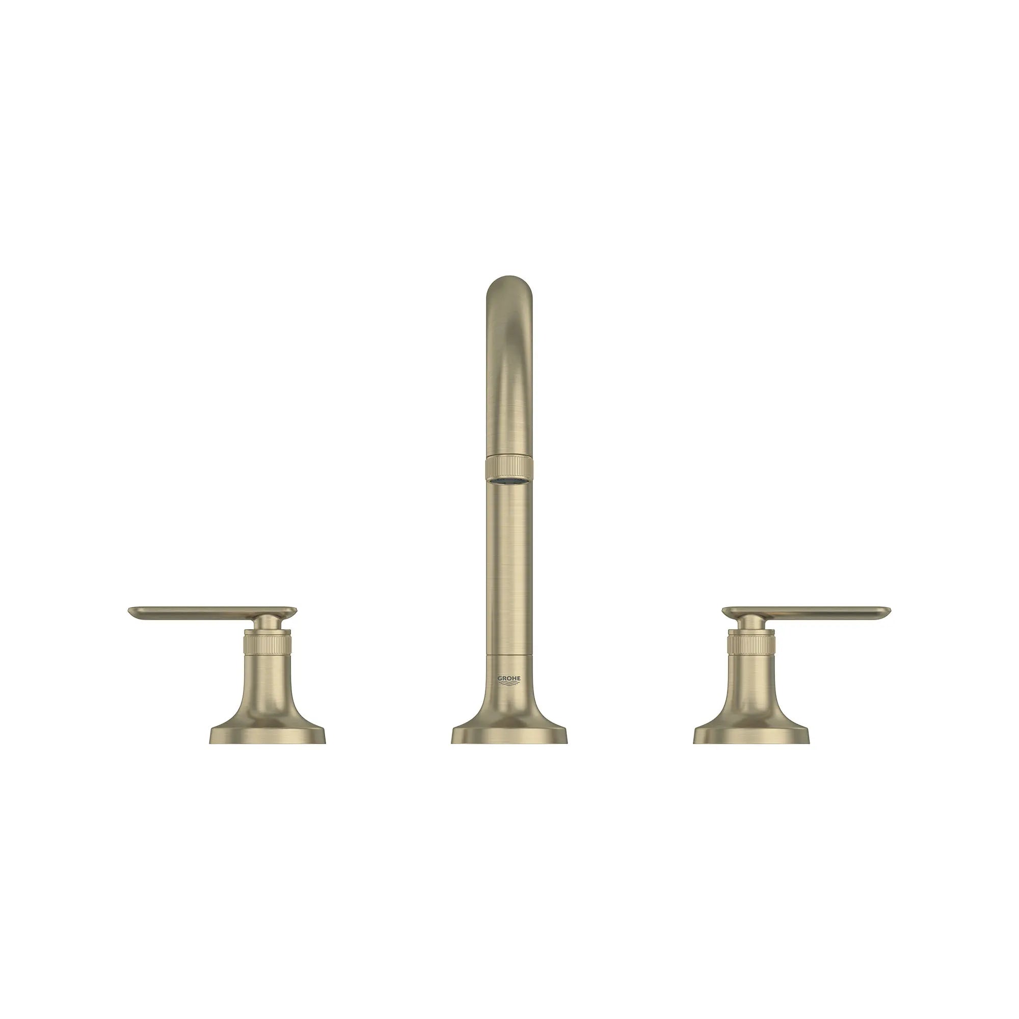 Robinet de remplissage de baignoire romaine Listra à 3 trous monté sur plan // NICKEL BROSSÉ INFINITYFINISH // 268594_Listra_SiloStraight_106261EN00_106270EN00_0001_SEPTEMBER2024_0_CDNwebp.webp