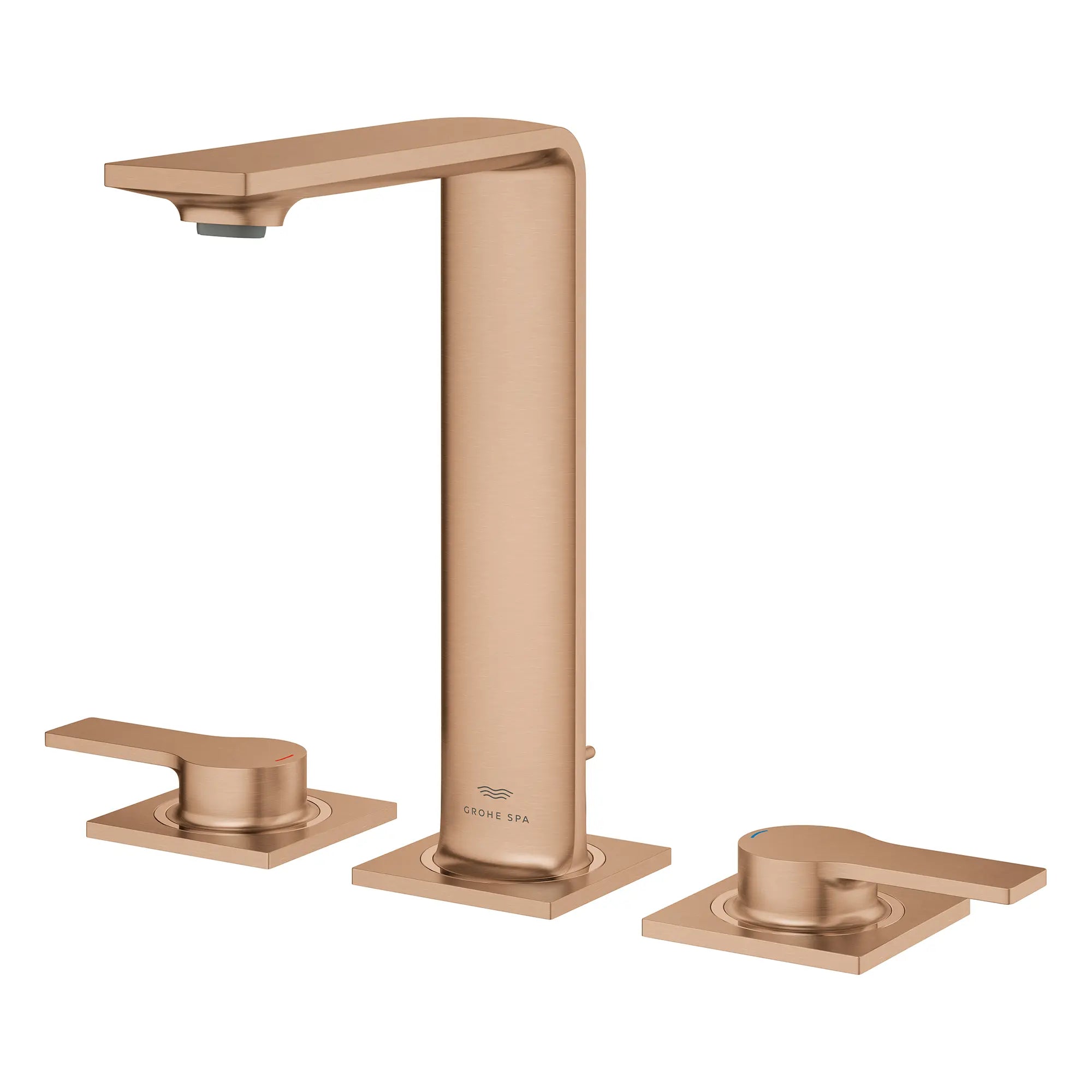 Robinet moyen de salle de bain, 8 po, à deux poignées, 4,5 L/min (1,2 gpm) // BRUSHED WARM SUNSET // 269142_Allure_SiloLeft_20584DL1_0001_August2025_0_CDNwebp.webp