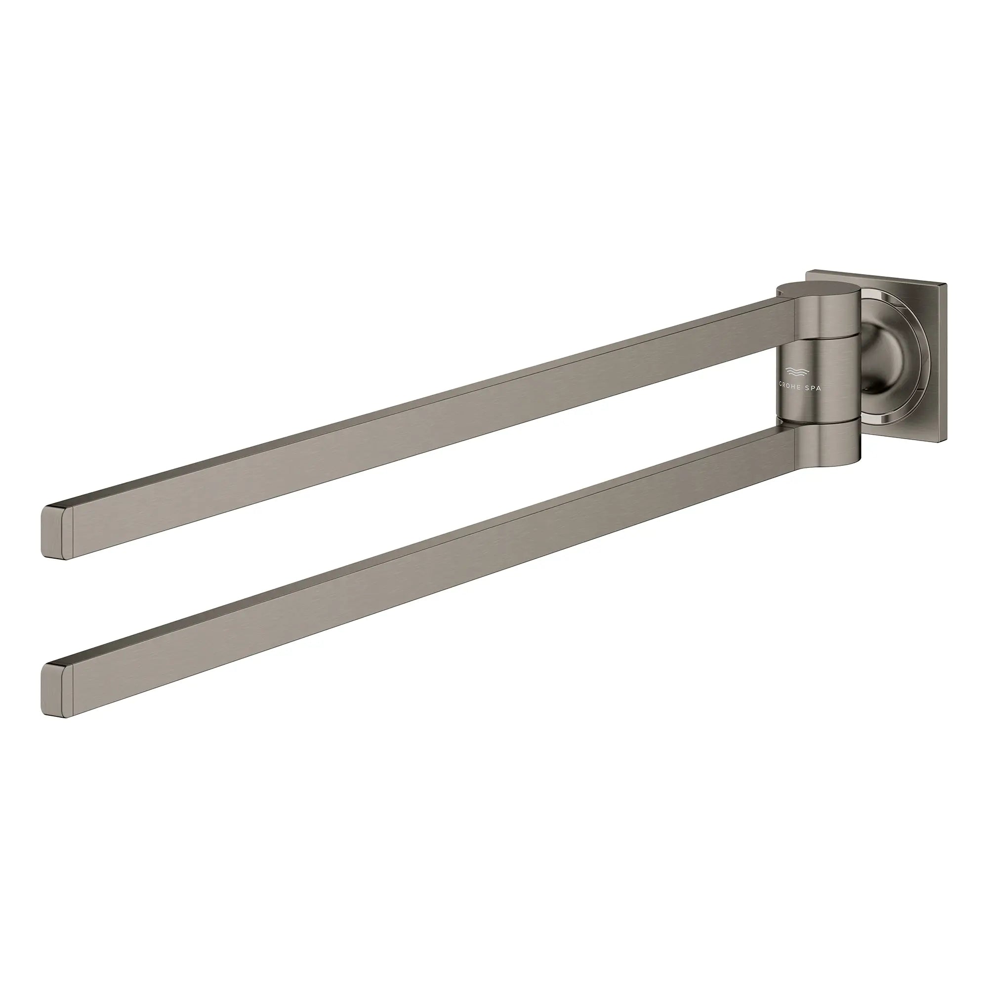 Porte-serviettes double de 24 po // BRUSHED HARD GRAPHITE // 269169_Allure_SiloLeft_40342AL1_0001_August2025_0_CDNwebp.webp