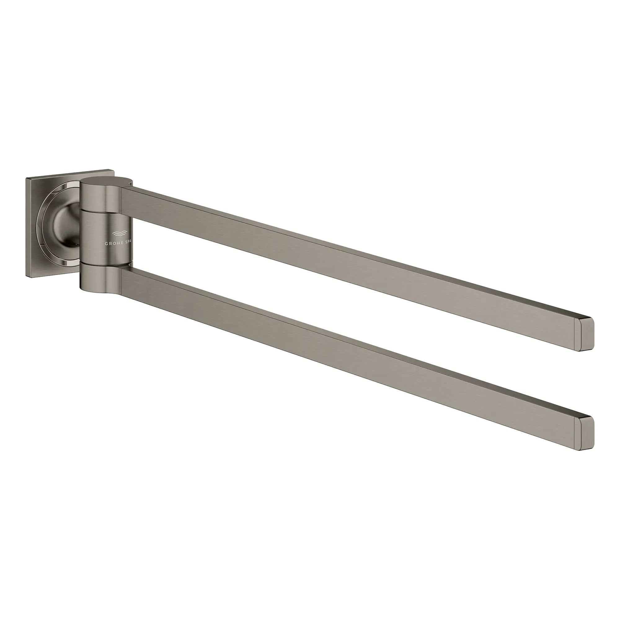 Porte-serviettes double de 24 po // BRUSHED HARD GRAPHITE // 269172_Allure_SiloRight_40342AL1_0001_August2025_0_CDNwebp.webp