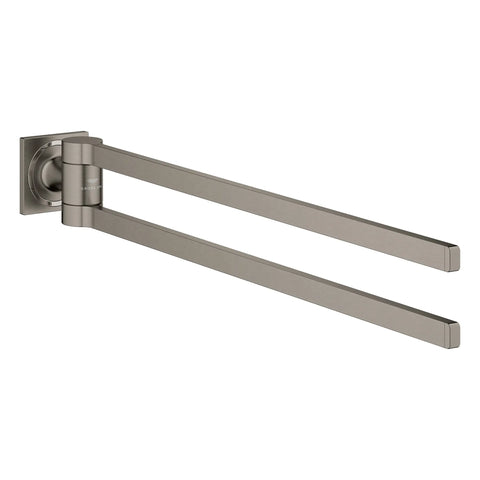 Porte-serviettes double de 24 po - Brushed Hard Graphite