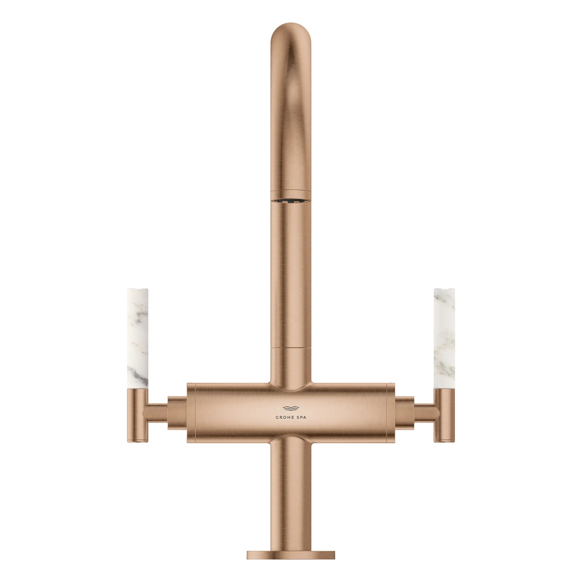 Grand robinet monotrou à deux poignées pour salle de bain 4,5 L/min (1,2 gpm) // BRUSHED WARM SUNSET // 269219_Atrio_PC_SiloFront_21146DL00_48458DL0_August2025_0_CDNwebp.webp