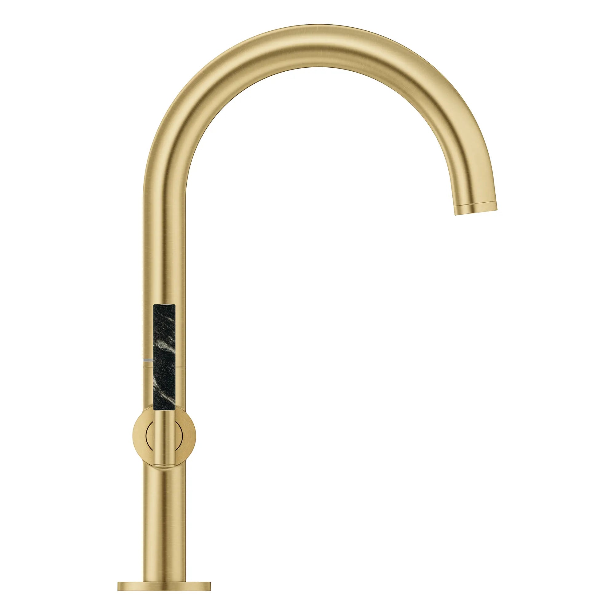 Grand robinet monotrou à deux poignées pour salle de bain 4,5 L/min (1,2 gpm) // BRUSHED COOL SUNRISE // 269229_Atrio_PC_SiloSide_21146GN00_48459GN0_August2025_0_CDNwebp.webp