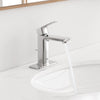 [1018990000] Cubeo Single Hole Single Handle S-Size Bathroom Faucet, Less Drain, 1.2 gpm (4.5L/min) - Brushed Cool Sunrise