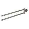[40888AL0] Atrio 18-1/2" Double Towel Rail - Hard Graphite