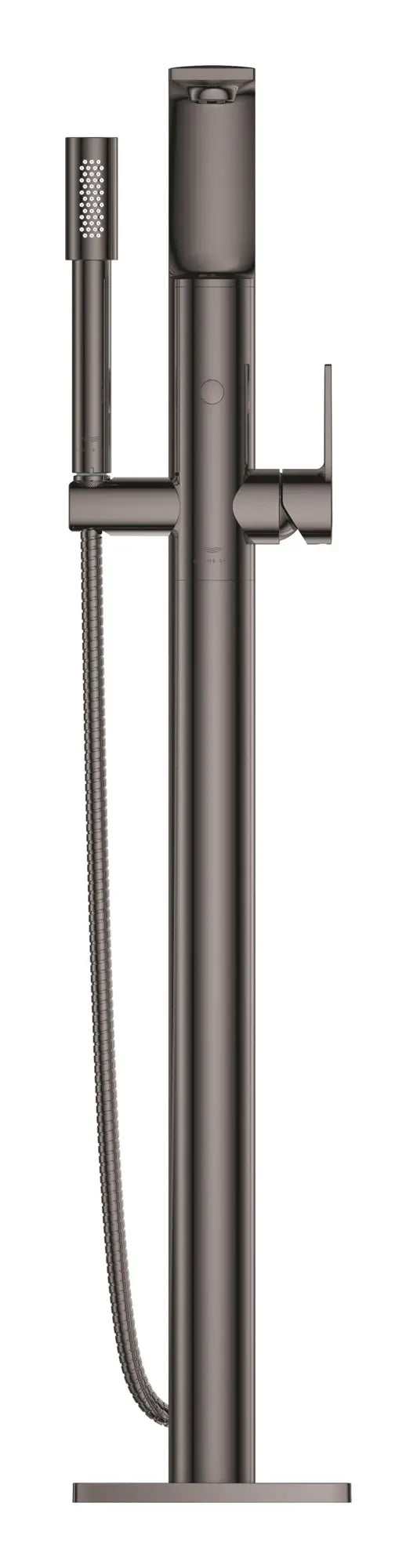 Robinet de baignoire autoportante à poignée simple avec douchette 6,6 L/min (1,75 GPM) // HARD GRAPHITE // 272930_ZZF_25222A01_004_01_0_CDNwebp.webp