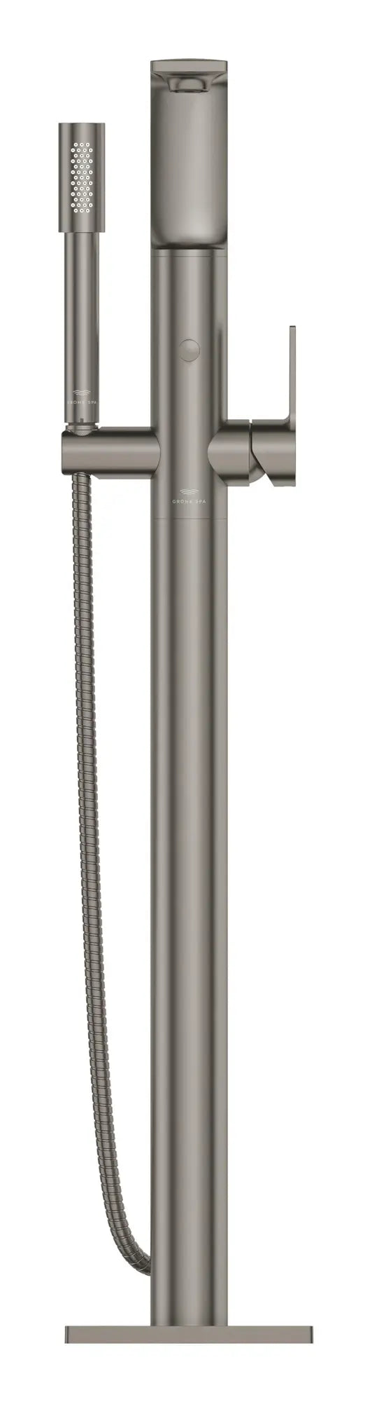 Robinet de baignoire autoportante à poignée simple avec douchette 6,6 L/min (1,75 GPM) // BRUSHED HARD GRAPHITE // 272933_ZZF_25222AL1_004_01_0_CDNwebp.webp
