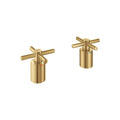 [14217GN0] Atrio Cross Handles for Roman Tub Faucet (Pair) - Matte Black