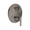 [106177A000] Listra 2-Handle Pressure Balance Valve Trim with 2-Way Diverter with Cartridge - Brushed Cool Sunrise