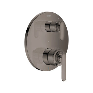 [106177A000] Listra 2-Handle Pressure Balance Valve Trim with 2-Way Diverter with Cartridge - Brushed Cool Sunrise