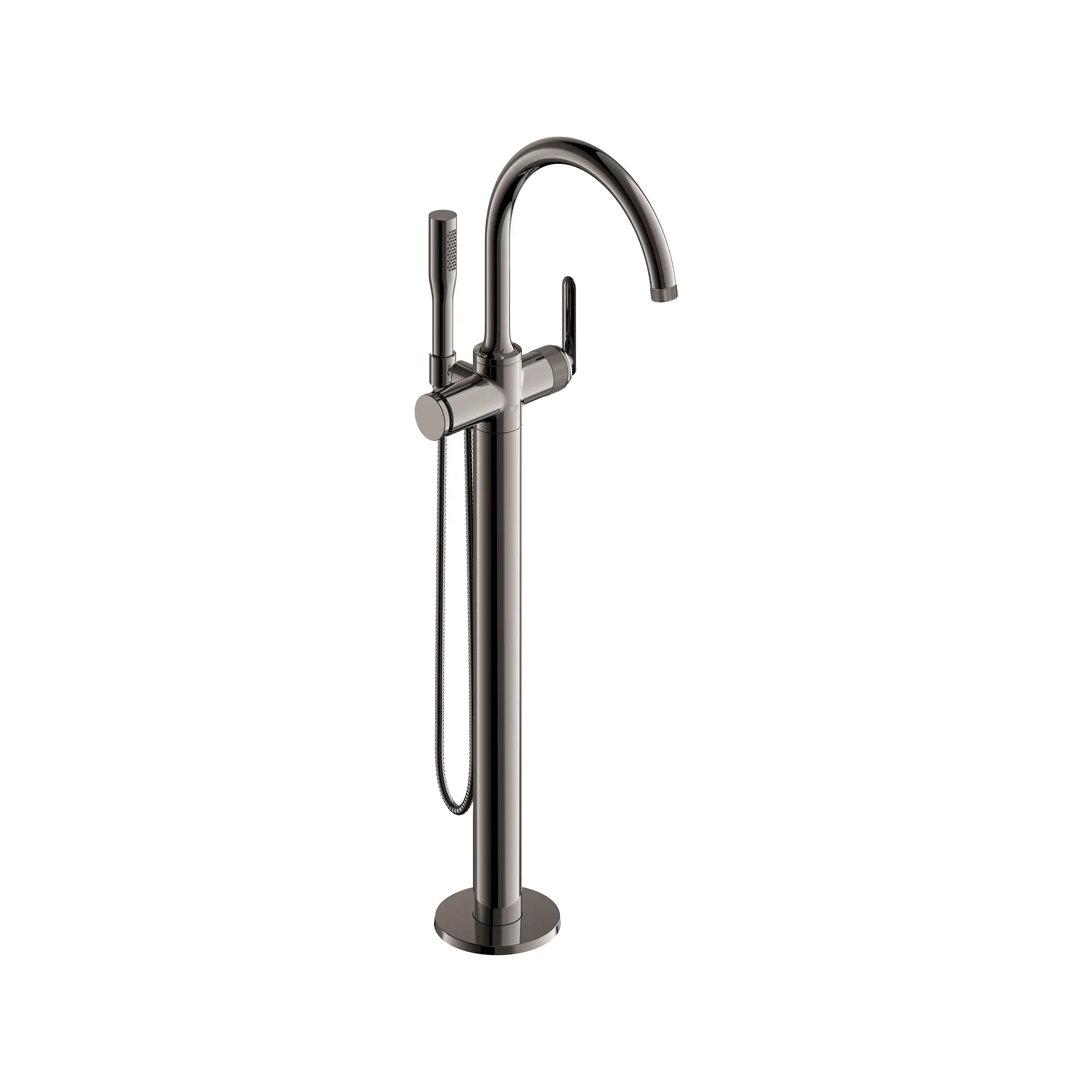 Robinet de baignoire autoportant Listra à une seule manette avec douche à main de 6,6 l/min (1,75 gal/min) // GRAPHITE DUR // 275224_Listra_SiloRight_106256A000_0001_SEPTEMBER2024_0_CDNwebp.webp