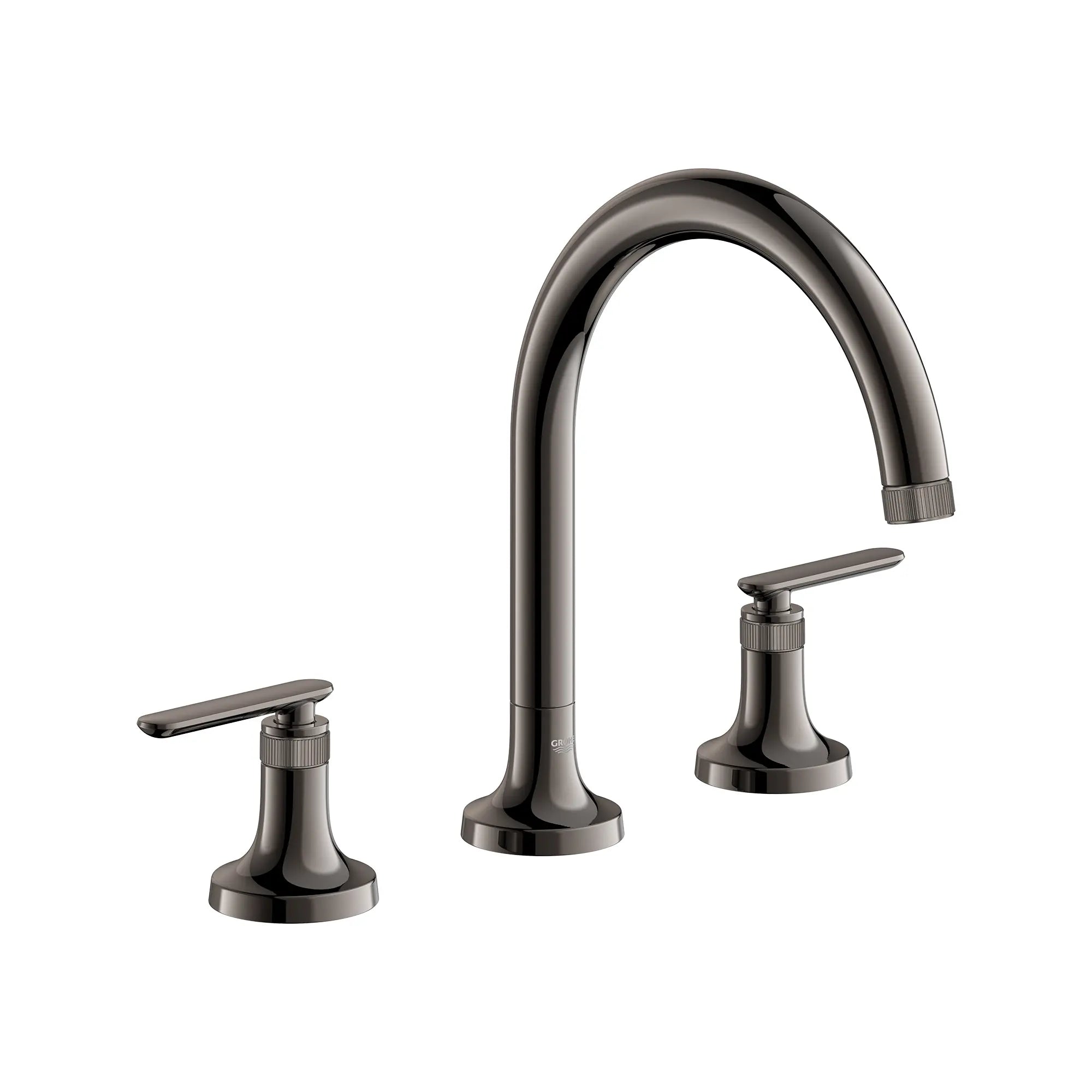 Robinet de remplissage de baignoire romaine Listra à 3 trous monté sur plan // GRAPHITE DUR // 275226_Listra_SiloRight_106261A000_106270A000_0001_SEPTEMBER2024_0_CDNwebp.webp