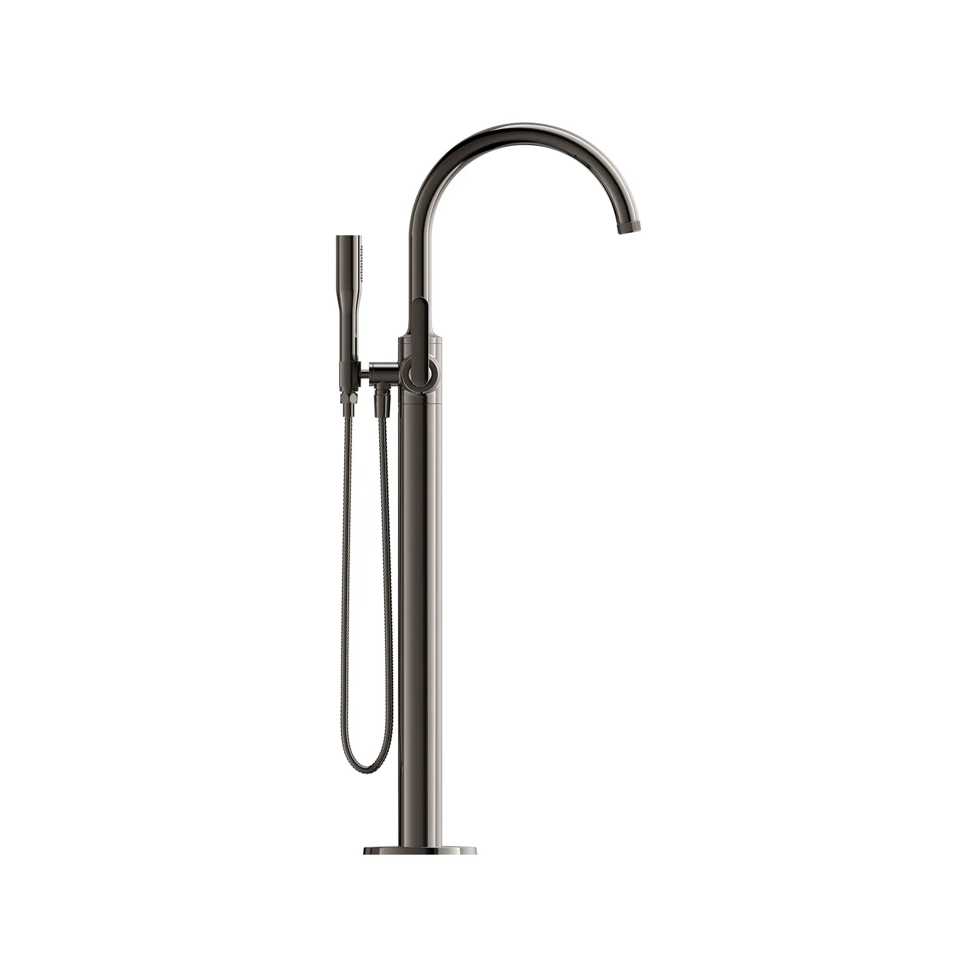 Robinet de baignoire autoportant Listra à une seule manette avec douche à main de 6,6 l/min (1,75 gal/min) // GRAPHITE DUR // 275247_Listra_SiloSide_106256A000_0001_SEPTEMBER2024_0_CDNwebp.webp