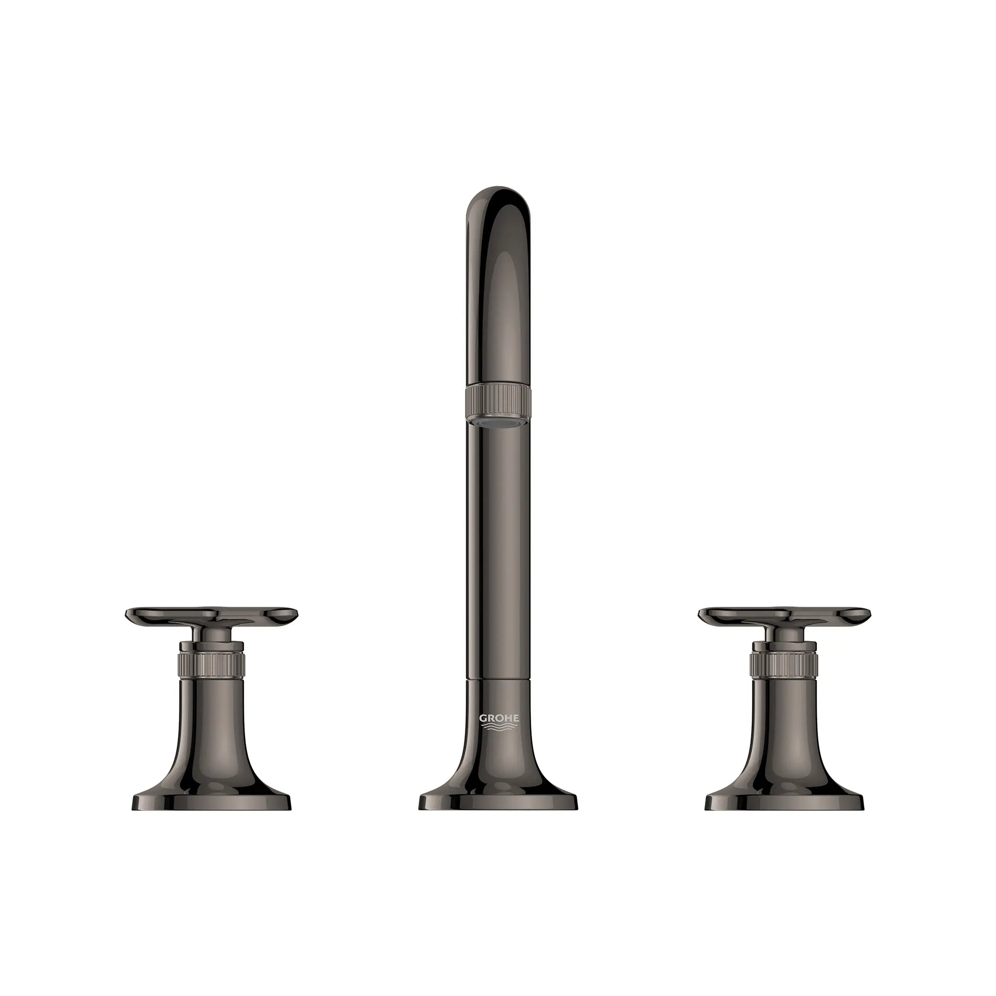 Robinet de salle de bains à large entraxe Listra monté sur plan, 4,5 l/min (1,2 gal/min) // GRAPHITE DUR // 275260_Listra_SiloStraight_106221A000_106238A000_0001_SEPTEMBER2024_0_CDNwebp.webp